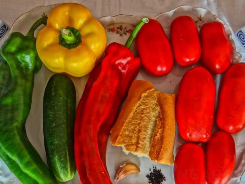 gazpacho - ingredientes